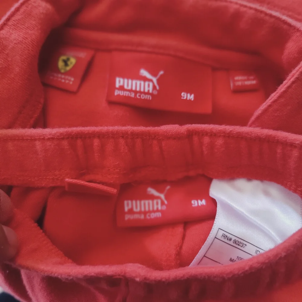 Baby Puma Vintage Red Ferrari Baby Tracksuit - Picture 4 of 4